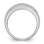 14K White Gold Micro Pave 1.75 carat Complete Diamond Band