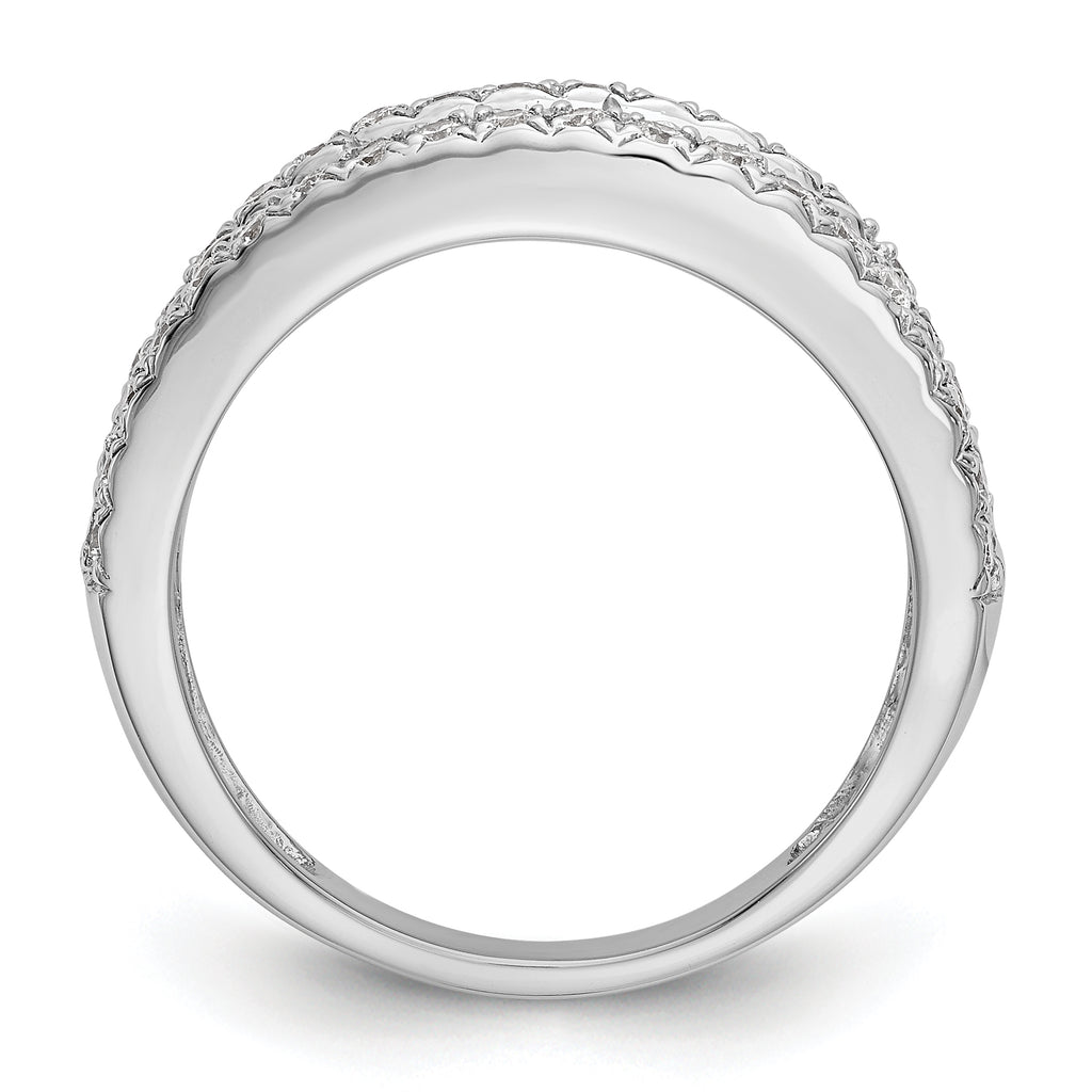 14K White Gold 1.5 carat Complete Diamond Band