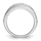 14K White Gold 1.5 carat Complete Diamond Band