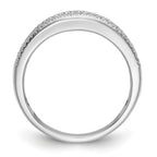 14K White Gold 1/2 carat Complete Diamond Band