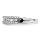 14K White Gold 1/2 carat Complete Diamond Band