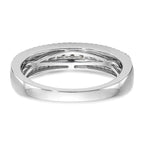 14K White Gold 1/2 carat Complete Diamond Band