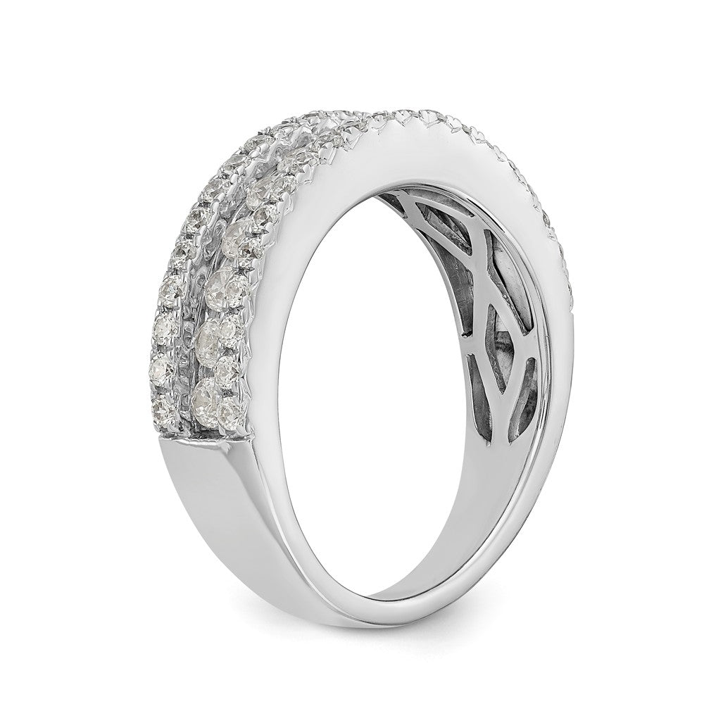 14K White Gold 1 carat Complete Diamond Band
