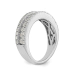 14K White Gold 1 carat Complete Diamond Band