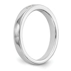 14K White Gold 5-Stone 1/10 carat Round Diamond Complete Channel Band