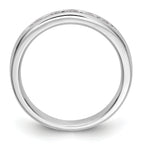14K White Gold 5-Stone 1/2 carat Round Diamond Complete Channel Band
