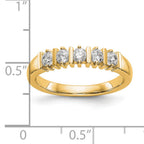 14K Yellow Gold 5-Stone Diamond Band