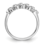 14K White Gold 5-Stone Prong-set (Holds 5-3.7mm Round) Diamond Band Mounting