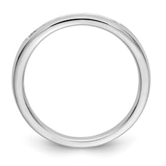 14K White Gold 7-Stone 1/4 carat Round Diamond Complete Channel Band - 6