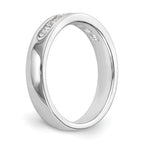 14K White Gold 7-Stone 3/8 carat Round Diamond Complete Channel Band