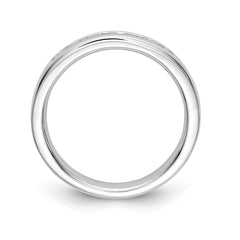 14K White Gold 7-Stone 1/4 carat Round Diamond Complete Channel Band - 6