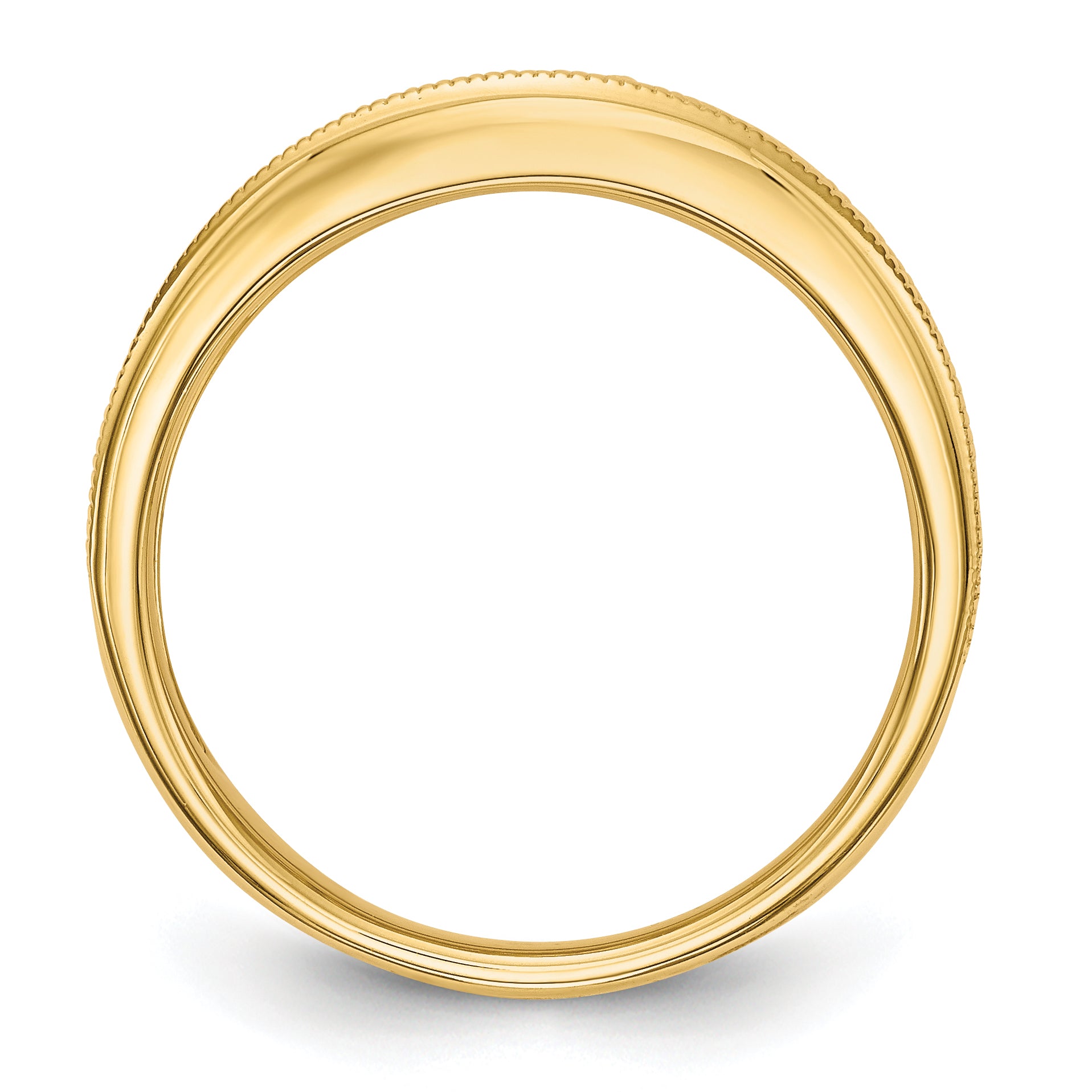 14K Vintage 1/4 carat Complete Diamond Band - 7