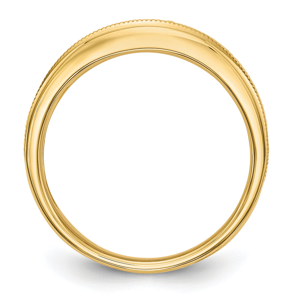 14K Vintage 1/4 carat Complete Diamond Band
