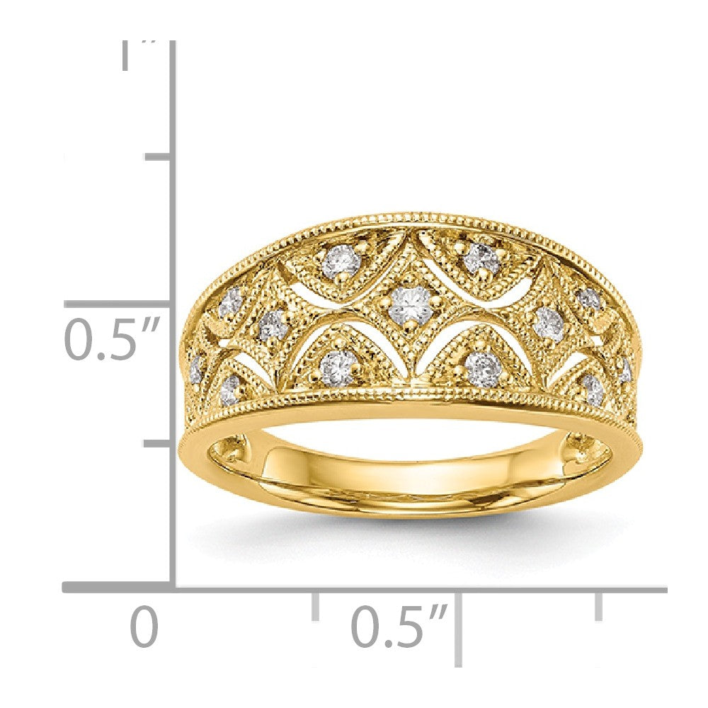 14K Diamond Band