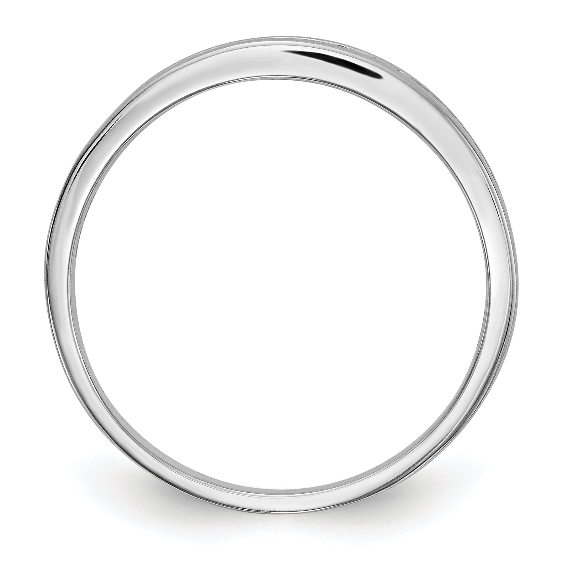 14k White Gold Yellow & White Diamond Band