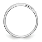 14K White Gold 1/4 carat Blue and White Diamond Complete Channel Band