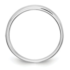 14K White Gold 1/4 carat Blue and White Diamond Complete Channel Band