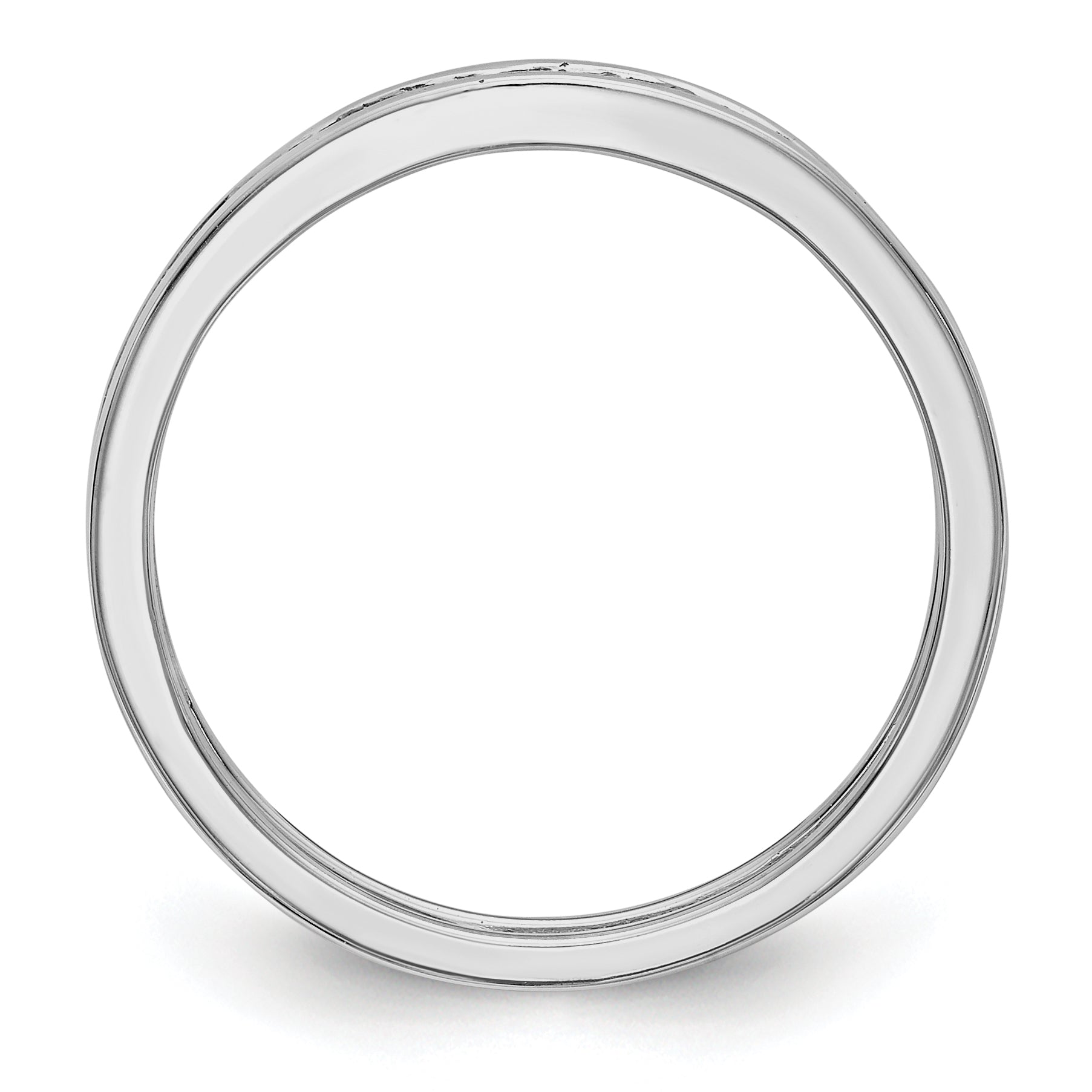 14k White Gold Yellow & White Diamond Band