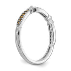 14k White Gold Yellow Diamond Band