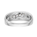 14K White Gold 7-Stone 1/2 carat Diamond Complete Men's Band