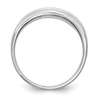 14K White Gold 1/4 carat Diamond Complete Men's Channel Band