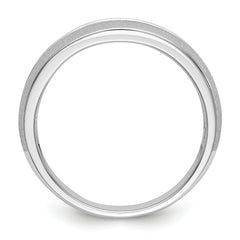 14K White Gold 1/3 carat Diamond Complete Men's Channel Band