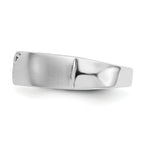 14K White Gold 3-Stone  1/5 carat Diamond Complete Men's Band