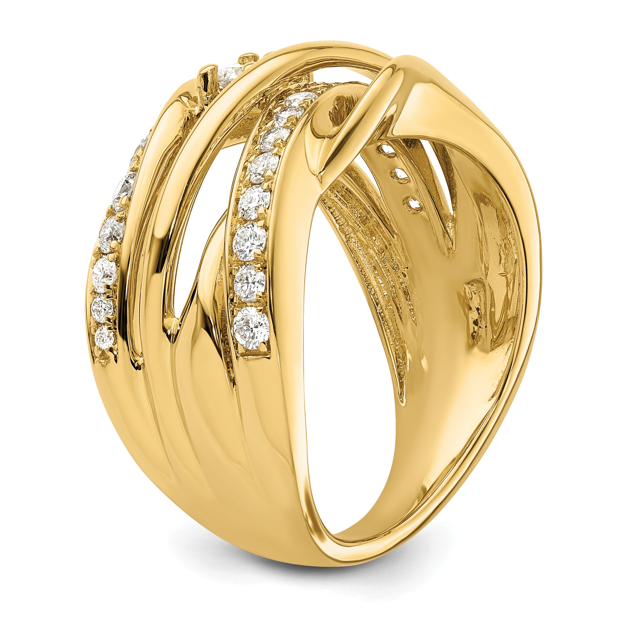14k Fancy Diamond Ring