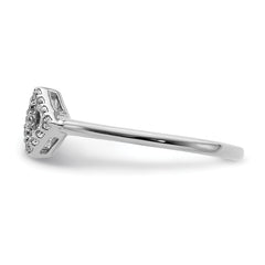 14k White Gold Diamond Ring