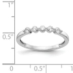 14k White Gold 5-stone Diamond Ring