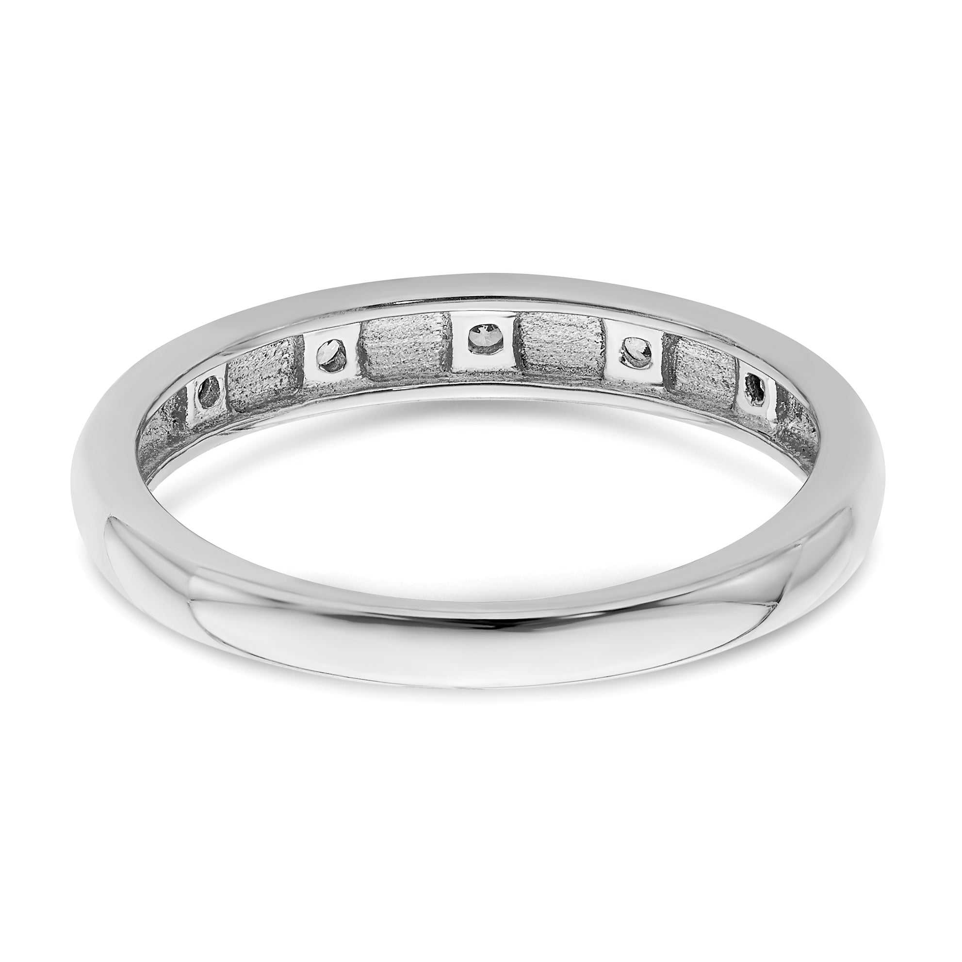 14k White Gold 5-stone Diamond Ring