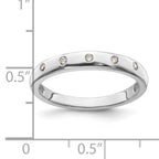14k White Gold 5-stone Diamond Ring