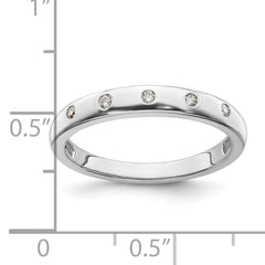 14k White Gold 5-stone Diamond Ring