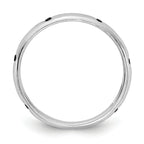 14k White Gold 6-stone Black Diamond Band