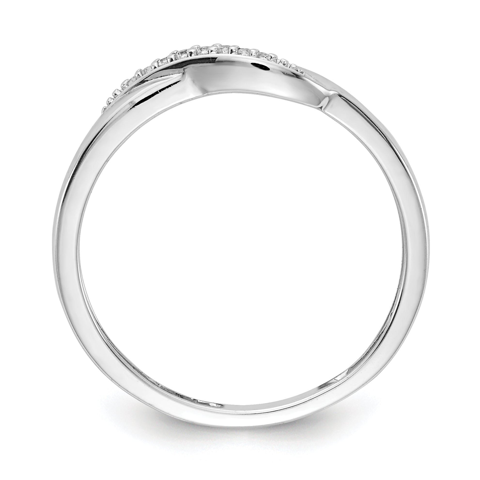 14k White Gold Diamond Ring Secondary image