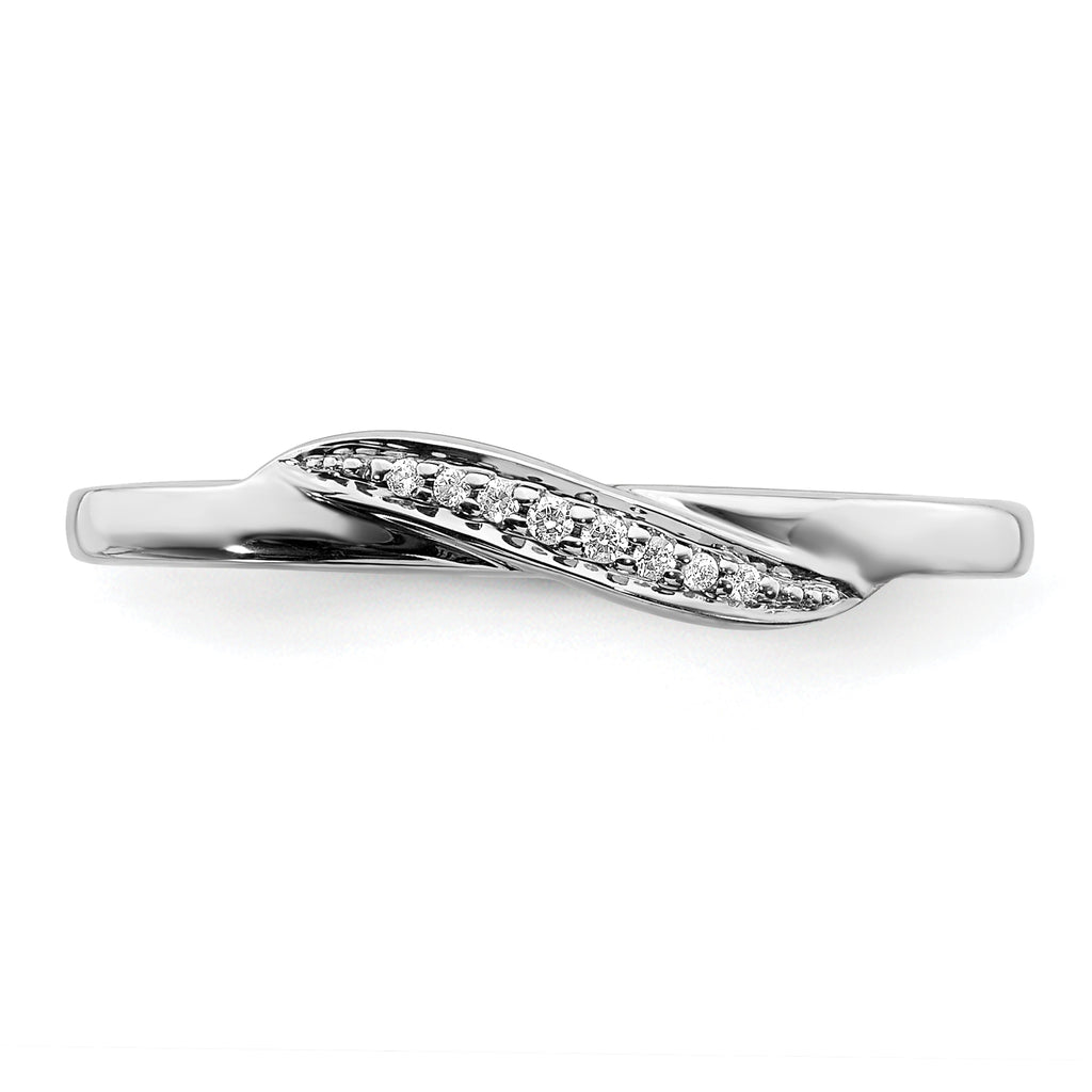 14k White Gold Diamond Ring