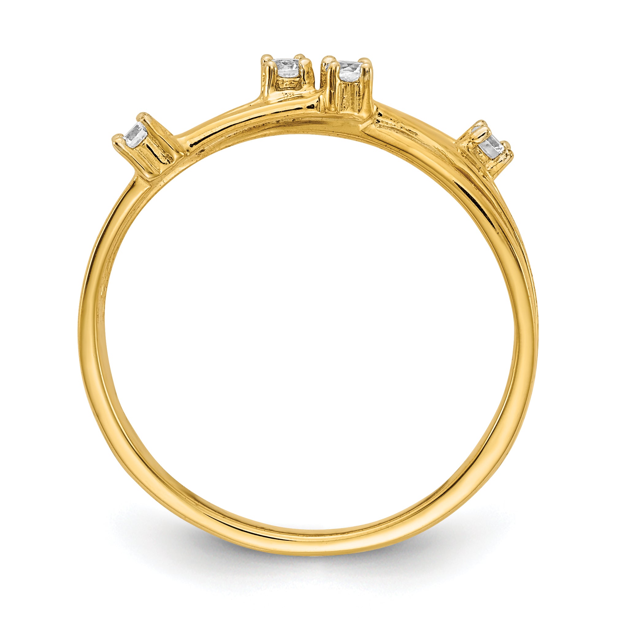 14k Diamond Fashion Ring Secondary image