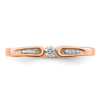 14k Rose Gold Diamond Ring