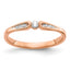 14k Rose Gold Diamond Ring