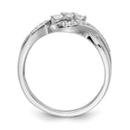 14k White Gold Diamond Fashion Ring