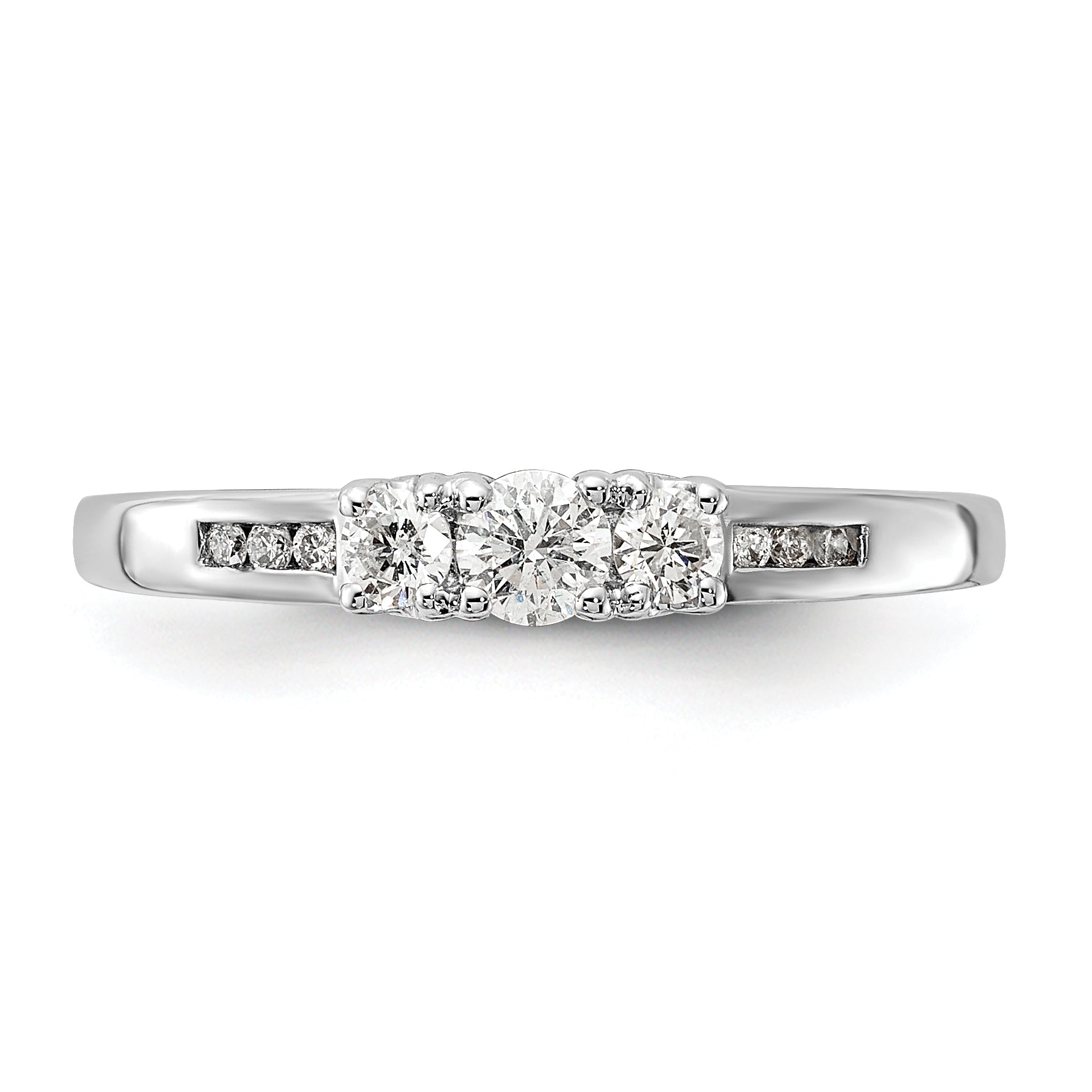 14k White Gold Diamond Ring