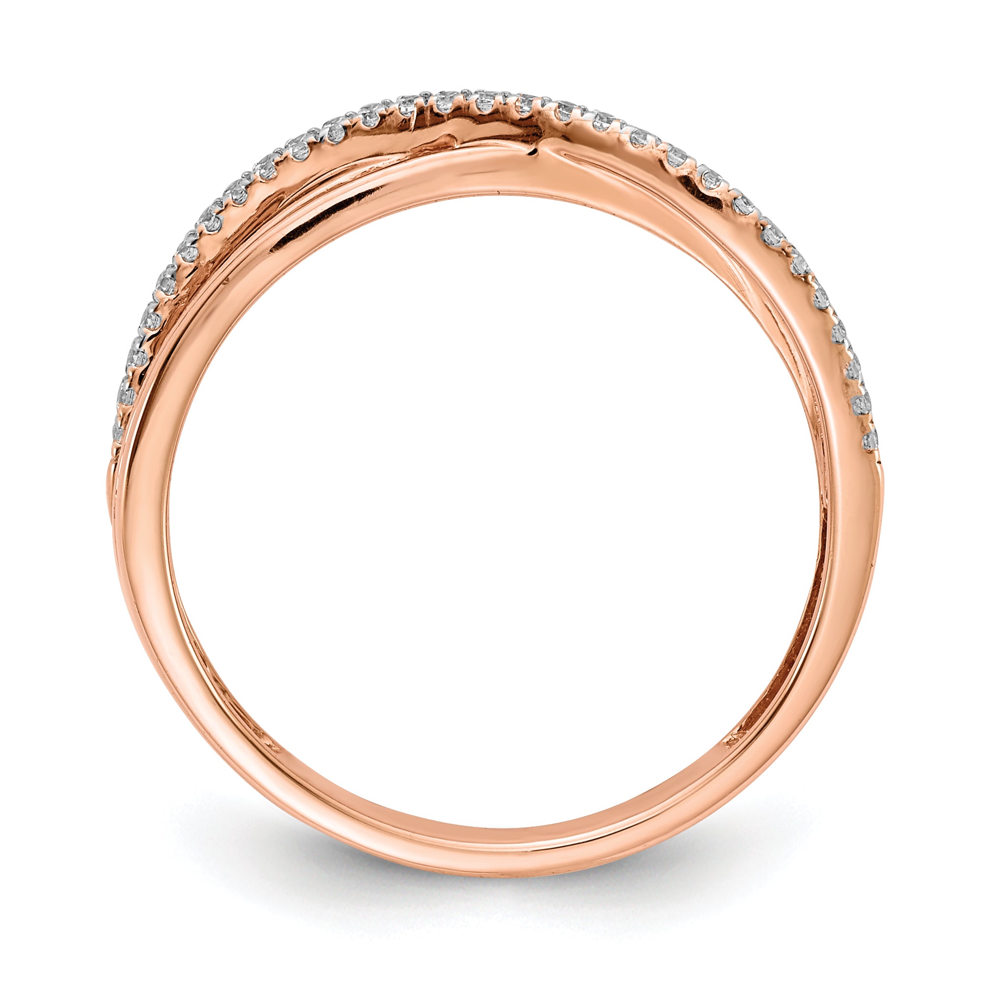 14k Rose Gold Diamond Ring Secondary image