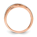 14k Rose Gold Diamond Ring