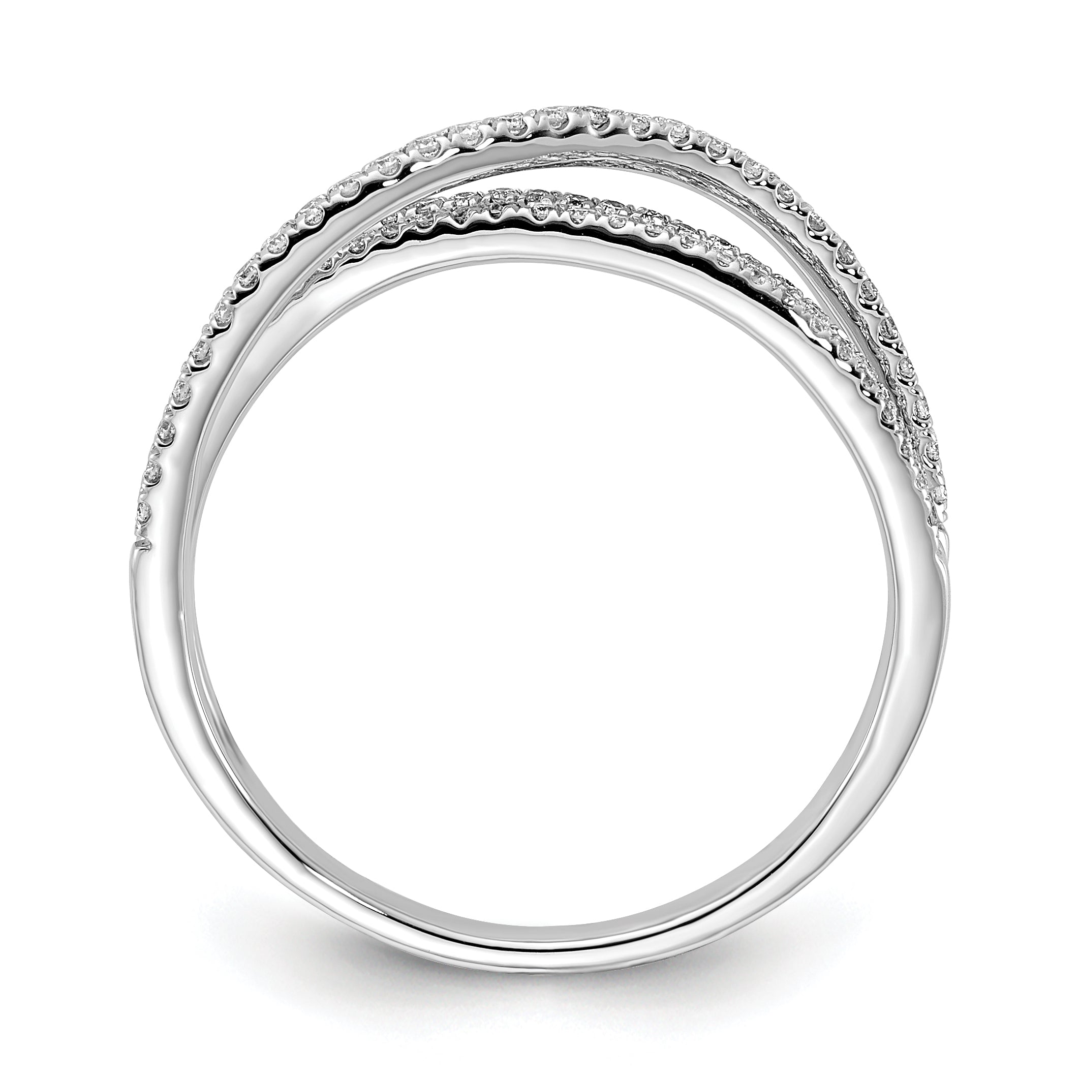 14k White Gold Diamond Ring Secondary image