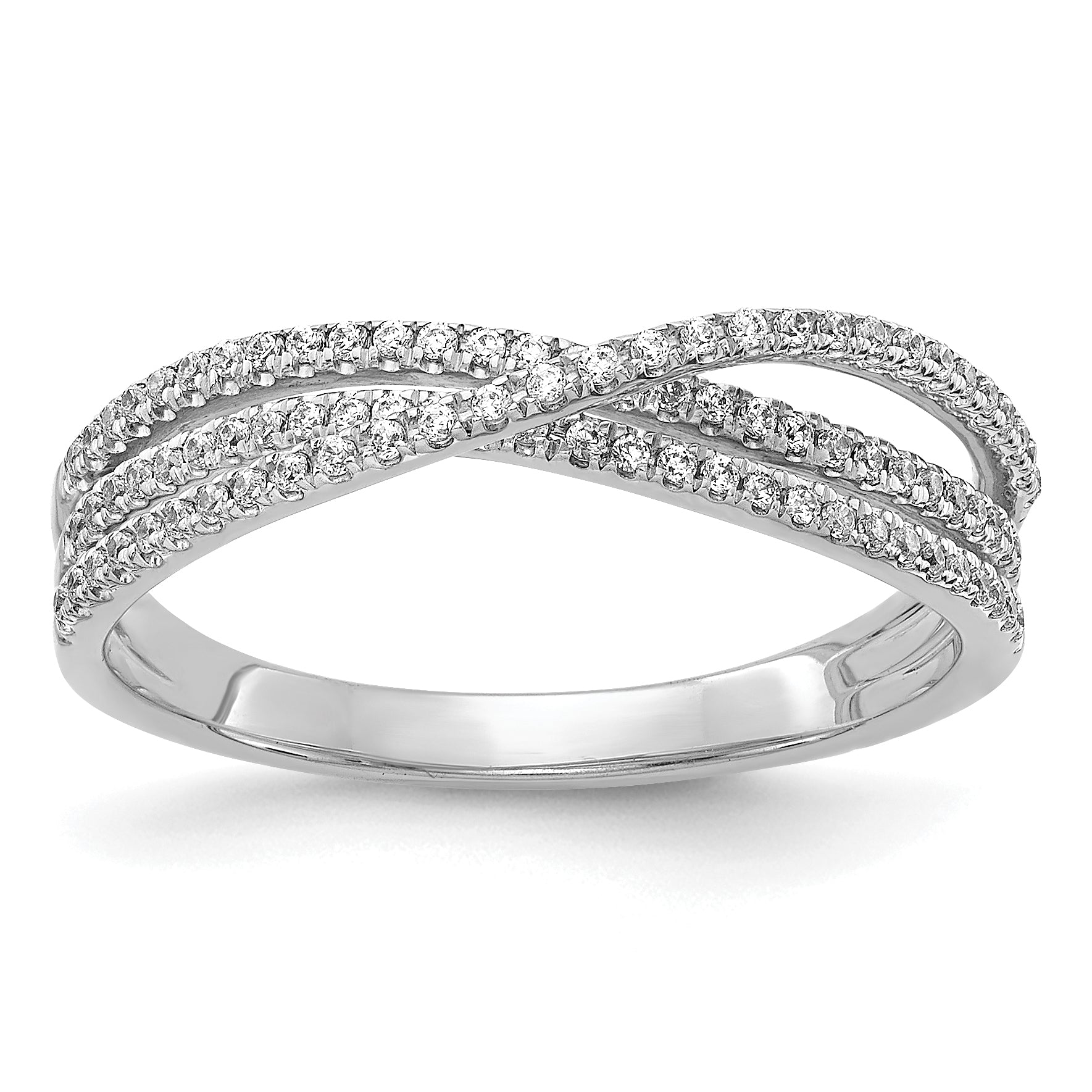14k White Gold Diamond Ring Main image