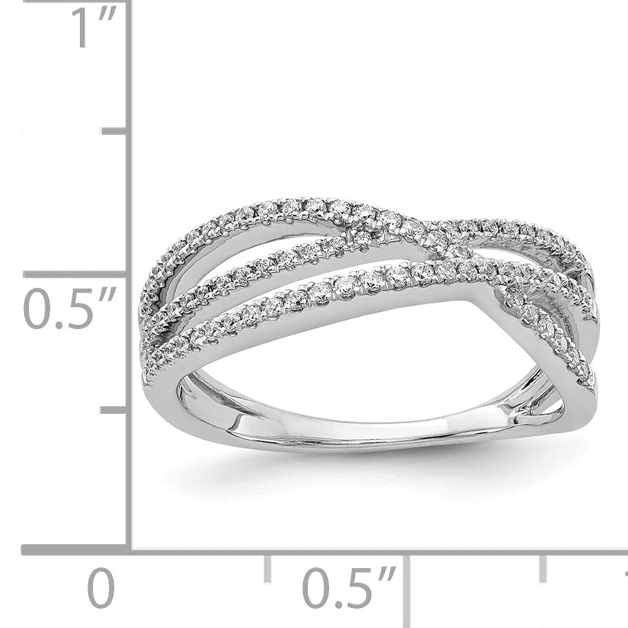 14k White Gold Diamond Ring Secondary image