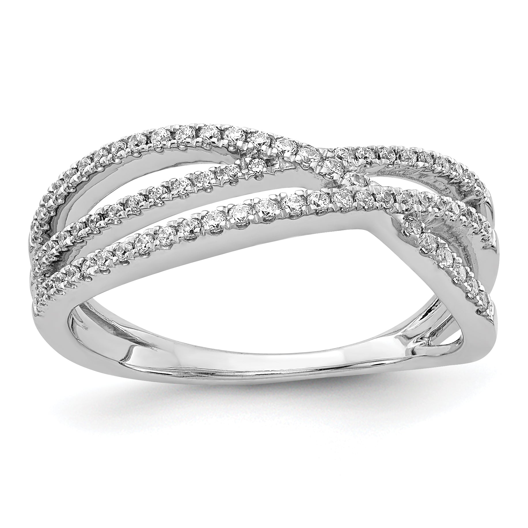 14k White Gold Diamond Ring Main image