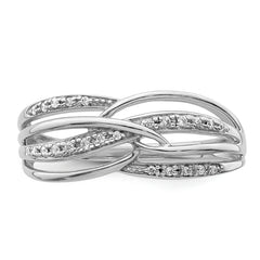 14k White Gold Diamond Ring