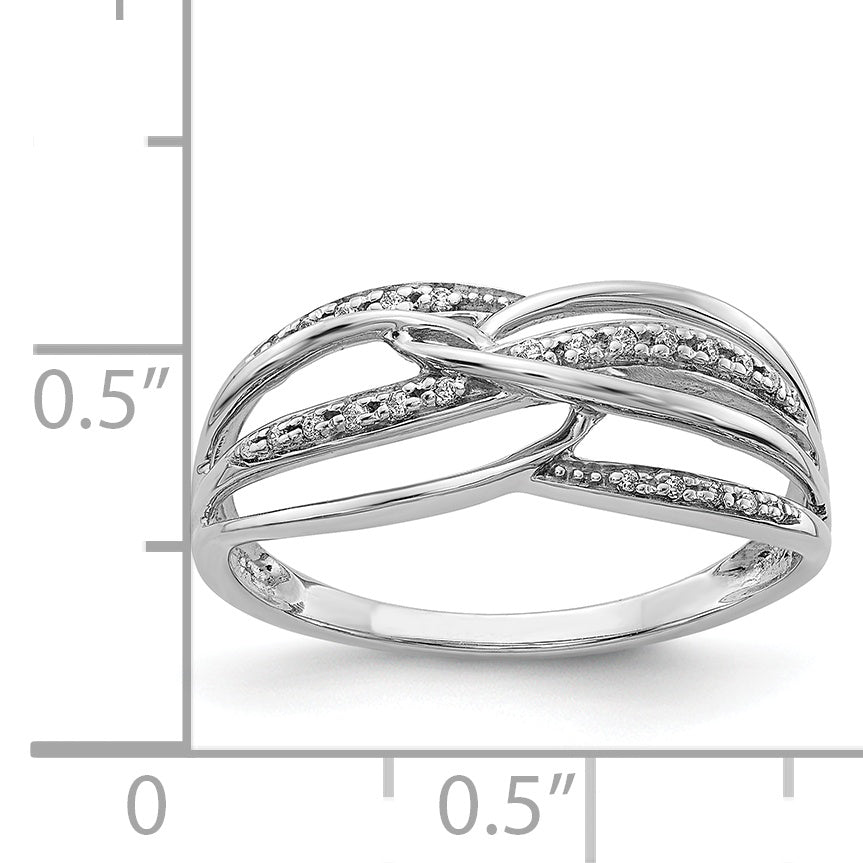 14k White Gold Diamond Ring