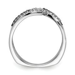 14k White Gold Blue/White Fancy Diamond Ring